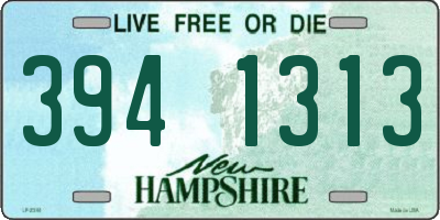 NH license plate 3941313