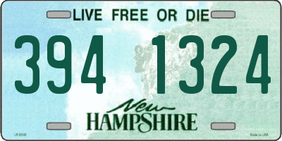 NH license plate 3941324