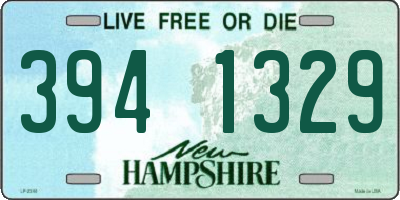 NH license plate 3941329