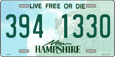 NH license plate 3941330