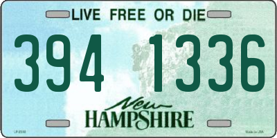 NH license plate 3941336