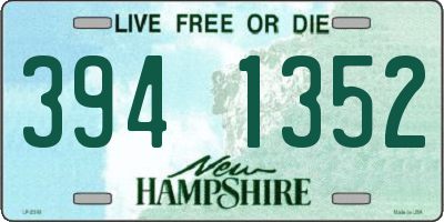 NH license plate 3941352