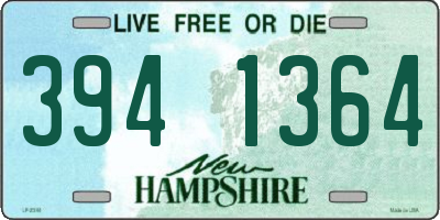 NH license plate 3941364