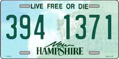 NH license plate 3941371