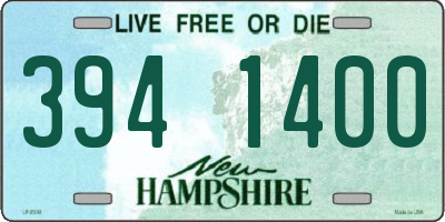 NH license plate 3941400