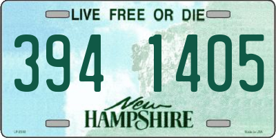 NH license plate 3941405