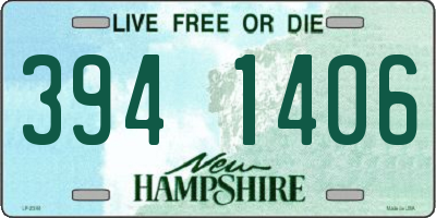 NH license plate 3941406