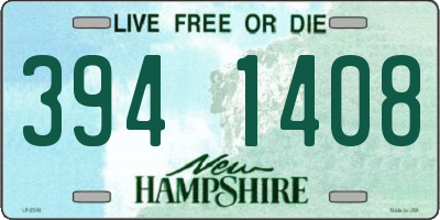 NH license plate 3941408