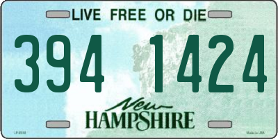 NH license plate 3941424