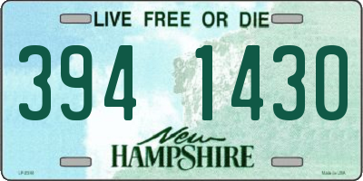 NH license plate 3941430