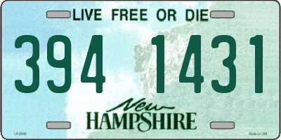 NH license plate 3941431