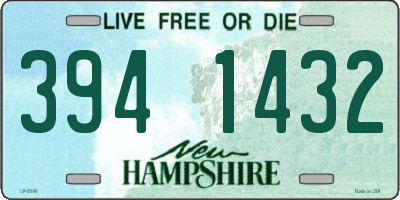NH license plate 3941432