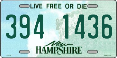 NH license plate 3941436