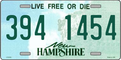 NH license plate 3941454