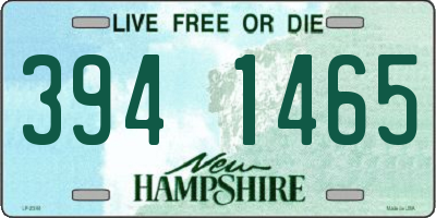 NH license plate 3941465