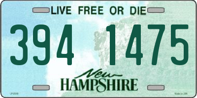 NH license plate 3941475