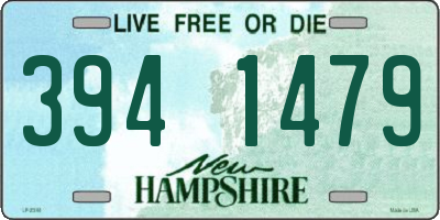 NH license plate 3941479