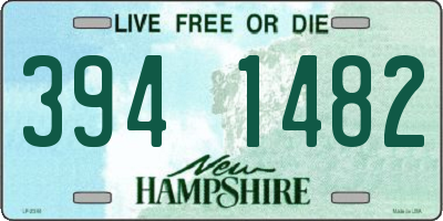 NH license plate 3941482