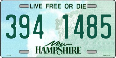 NH license plate 3941485