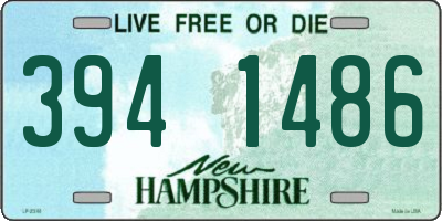 NH license plate 3941486