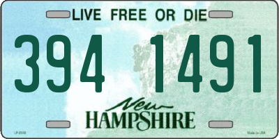NH license plate 3941491