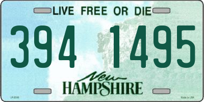 NH license plate 3941495
