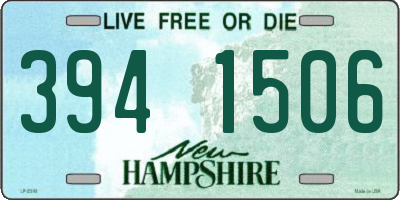 NH license plate 3941506