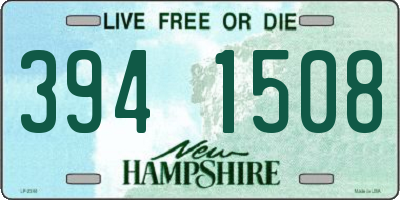 NH license plate 3941508