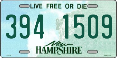 NH license plate 3941509
