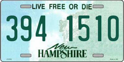 NH license plate 3941510