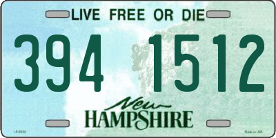 NH license plate 3941512