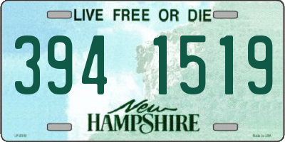NH license plate 3941519
