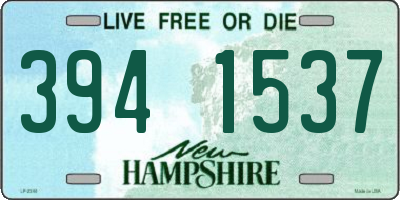 NH license plate 3941537