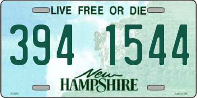 NH license plate 3941544