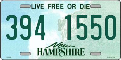 NH license plate 3941550