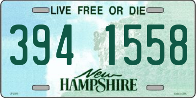 NH license plate 3941558