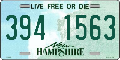 NH license plate 3941563