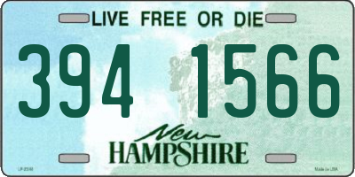NH license plate 3941566