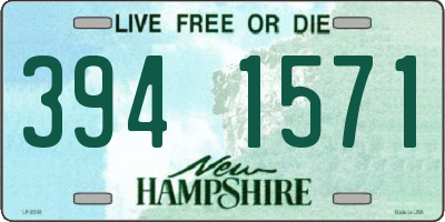 NH license plate 3941571