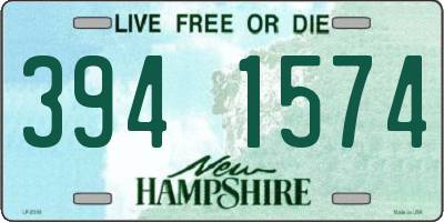 NH license plate 3941574