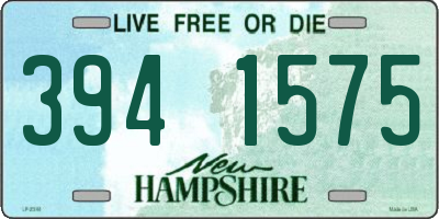 NH license plate 3941575
