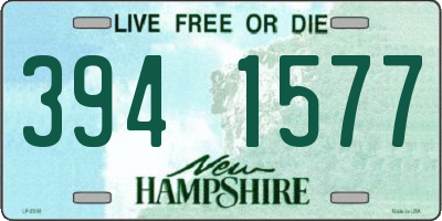 NH license plate 3941577