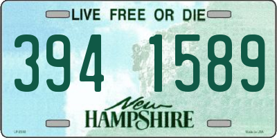 NH license plate 3941589
