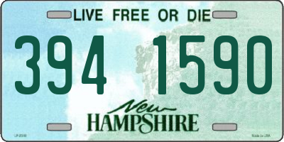 NH license plate 3941590