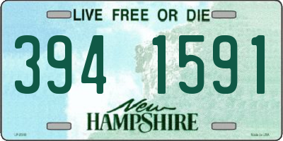 NH license plate 3941591