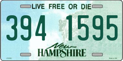 NH license plate 3941595