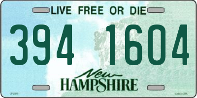 NH license plate 3941604