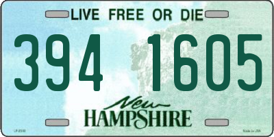 NH license plate 3941605
