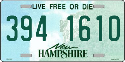 NH license plate 3941610
