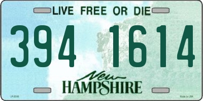 NH license plate 3941614